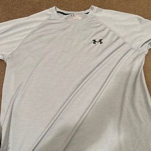 light grey aethletic loose shirt